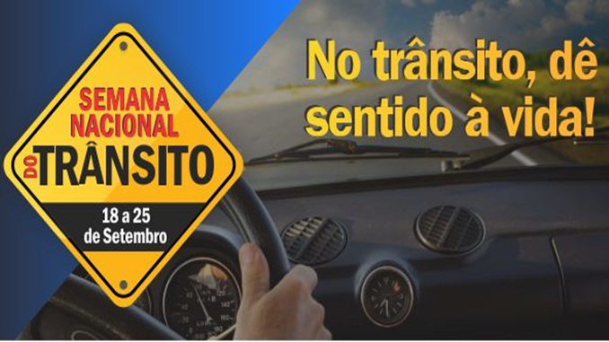 Setembro é o Mês da Semana Nacional de Trânsito em Barbacena