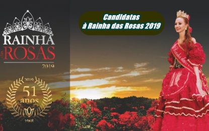 Candidatas à Rainha das Rosas 2019