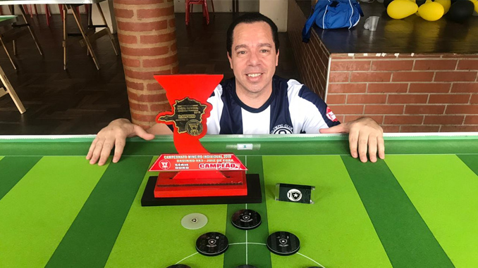 Barbacenense é campeão mineiro de futebol de mesa