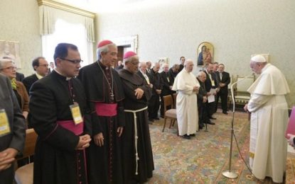 “E o santo bispo de Mariana”, disse Francisco ao citar Dom Luciano em audiência