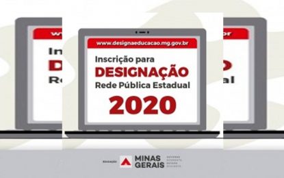 Inscrições dos interessados em candidatar ao processo de designação na rede pública estadual para 2020 começam na terça-feira (19/11)