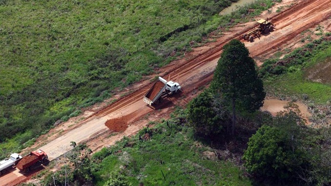 Governo federal pretende asfaltar BR-319