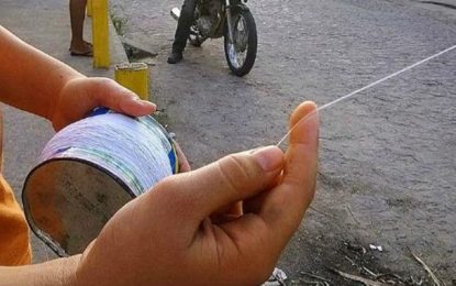 Linha de cerol: Nova proibição já é lei