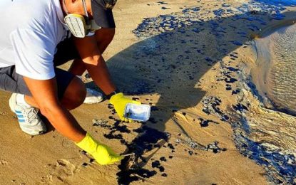 Óleo volta a aparecer no litoral do Ceará