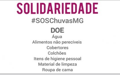 Polícia Militar de Barbacena realiza campanha para ajudar vítimas das enchentes em Minas Gerais