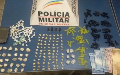 Polícia Militar flagra tráfico de drogas com menor de idade, em Conselheiro Lafaiete
