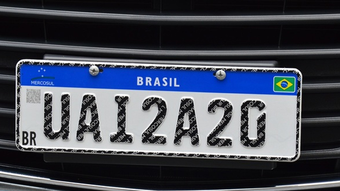 Minas Gerais terá nova placa de identificação veicular a partir da próxima semana