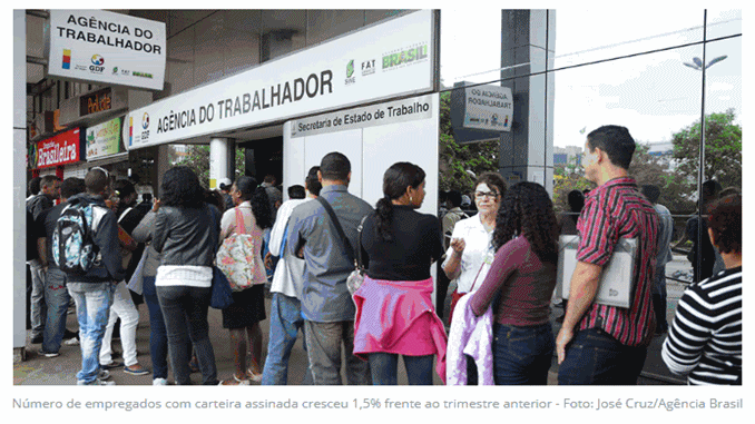 Desemprego recua para 11,2% e carteira assinada cresce no tri encerrado em janeiro