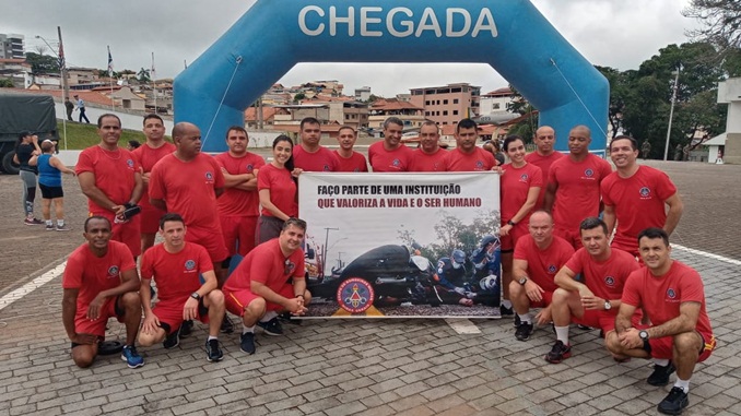 BOMBEIROS PARTICIPAM DA CORRIDA DO DIA MUNDIAL PELA PAZ