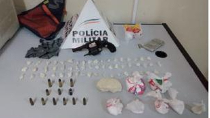 Homem é preso suspeito de Tráfico de drogas, em Barbacena