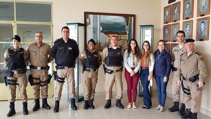 9º BPM recebe equipe do TCE/MG para conhecer projeto de enfrentamento à violência doméstica