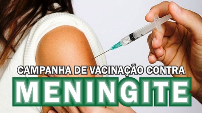 Campanha de Vacinação contra Meningite começa na próxima segunda-feira