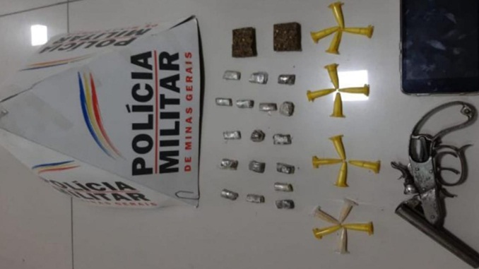 Casal é preso suspeito de Tráfico de drogas, em Barbacena