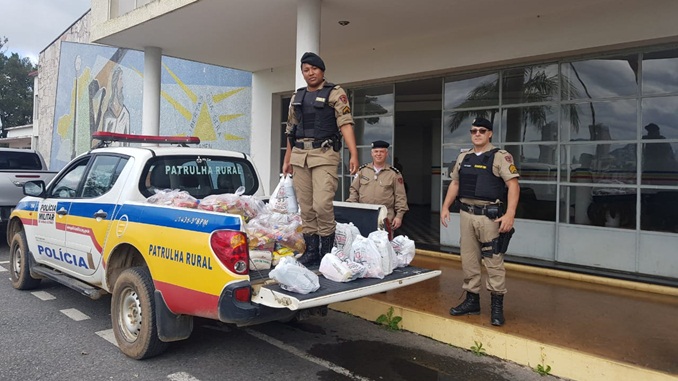 9º BPM inicia distribuição de cestas da Campanha Convida 2020