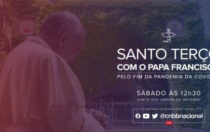 Papa rezará o terço para pedir a intercessão de Maria no enfrentamento da pandemia