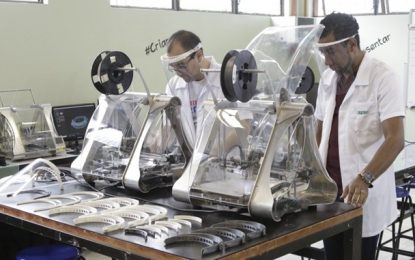 SENAI investe R$ 67 milhões em ações que vão da recuperação de respiradores à produção de EPIs