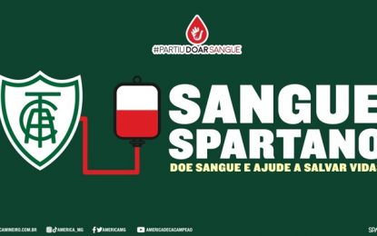 América faz campanha de incentivo a doação de sangue