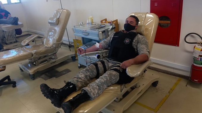 Santos Dumont se mobilizam para doação de sangue ao Hemominas