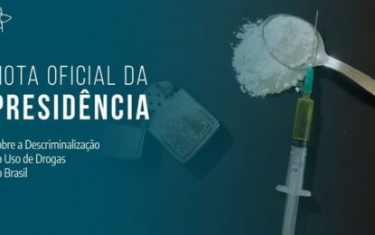 Presidência da CNBB publica nota sobre a descriminalização das drogas no Brasil