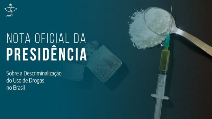 Presidência da CNBB publica nota sobre a descriminalização das drogas no Brasil