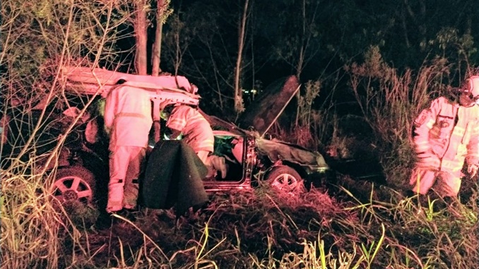 Família se envolve em acidente na BR-040