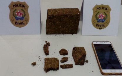 Polícia Civil prende suspeito de receber drogas no município de Barroso
