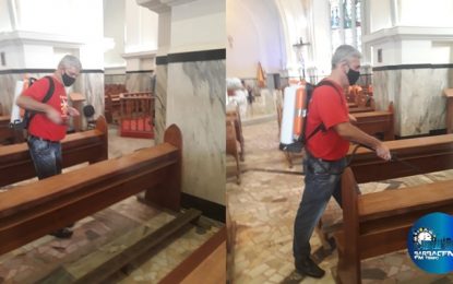 Basílica de São José Operário engajada na proteção de seus fiéis contra o coronavirus.