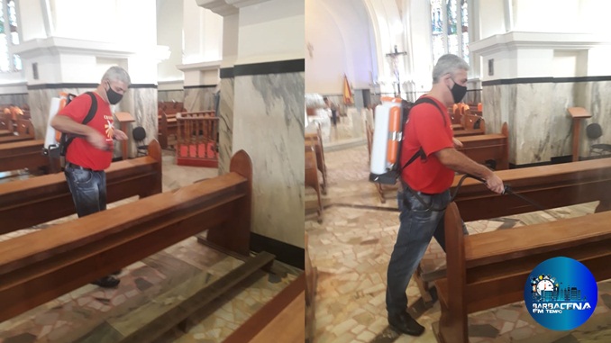 Basílica de São José Operário engajada na proteção de seus fiéis contra o coronavirus.