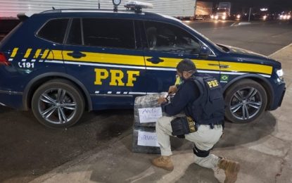Operação da PRF em Uberlândia resulta na apreensão de 100 quilos de maconha
