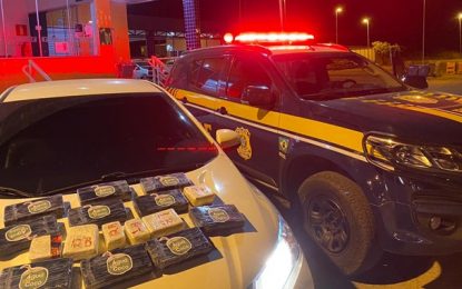 Operação da PRF em João Monlevade resulta em apreensão de cerca de R$ 445 mil em drogas