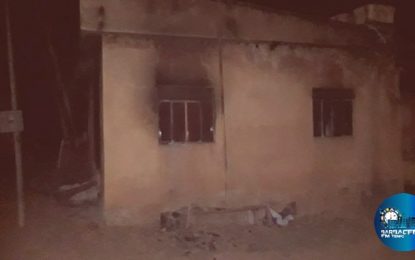 Casa pega fogo e idoso é resgatado, na zona rural de Coronel Xavier Chaves