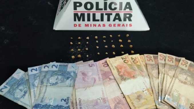 Apreendido menor reincidente em crime análogo ao tráfico de drogas, em Conselheiro Lafaiete