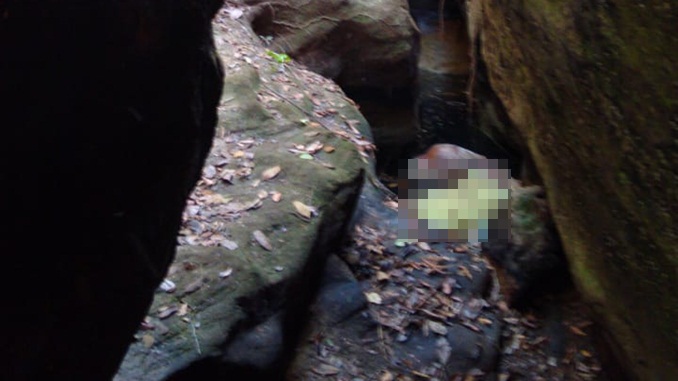 Bombeiros socorrem idosa que caiu em mina desativada