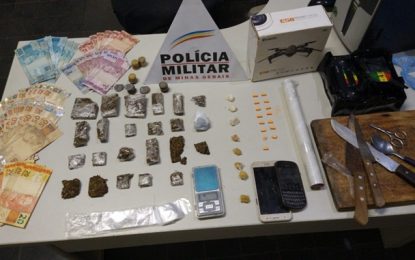 Polícia Militar apreende drogas em Nazareno