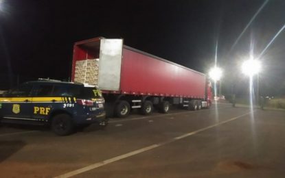 PRF apreende cerveja sem nota fiscal em Uberaba (MG)
