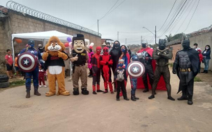 Ação Cívico Social em homenagem ao dia das crianças em Conselheiro Lafaiete