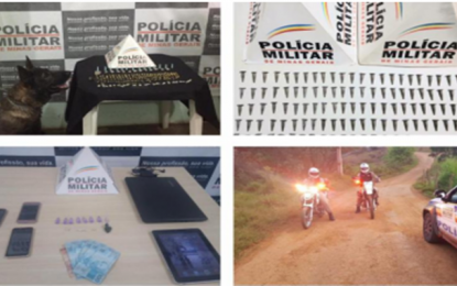 “Operação Big Bang” realizada no 31º BPM resulta na apreensão de grande quantidade de drogas