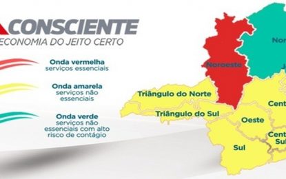 Triângulo do Sul avança para onda verde do Minas Consciente