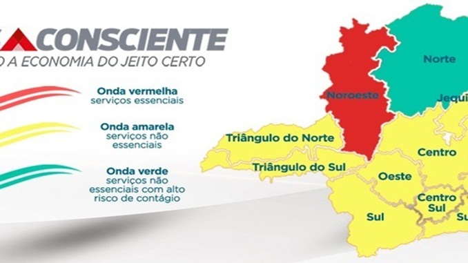 Triângulo do Sul avança para onda verde do Minas Consciente