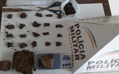 Homem é preso por tráfico de drogas em Barbacena