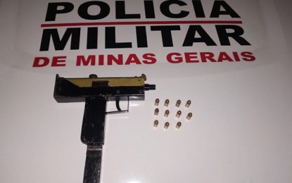 Jovem é preso com submetralhadora em Montes Claros
