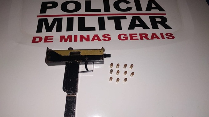 Jovem é preso com submetralhadora em Montes Claros