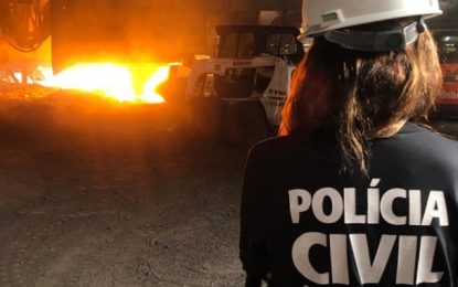 Polícia Civil incinera mais de 300 kg de drogas no âmbito do 13° Departamento