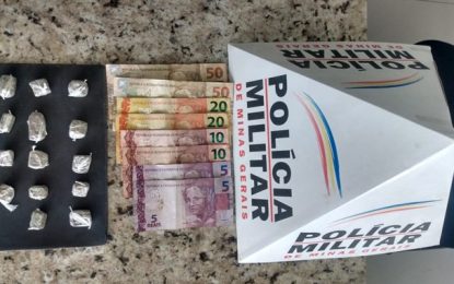 Adolescente é apreendido por tráfico de drogas em Barbacena