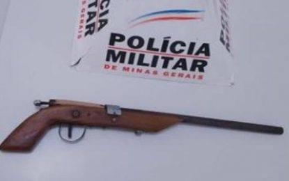 Polícia Militar apreende arma de fogo em Cipotânea