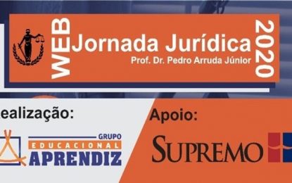 Aprendiz promove Web Jornada Jurídica de 23 a 25 de Novembro