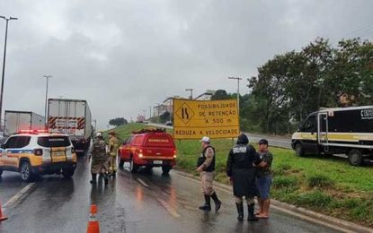 Bombeiros alertam para previsão de fortes chuvas