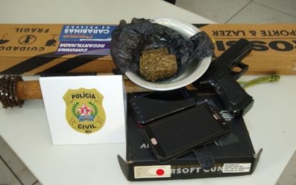 Polícia Civil prende suspeito de tráfico de drogas em Ibertioga