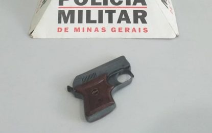Arma de fogo é apreendida pela Polícia Militar em Santos Dumont