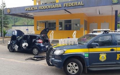 PRF apreende 31kg de cocaína em João Monlevade (MG)
